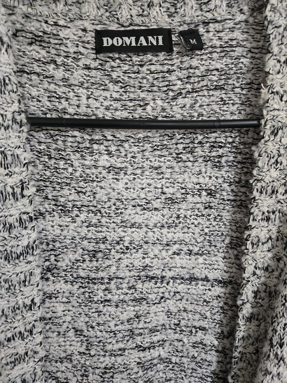 Doma Marled Gray Open-Front Cardigan - Picture 3 of 3